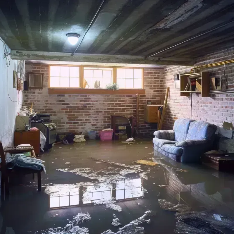 Flooded Basement Cleanup in Northwood, NH